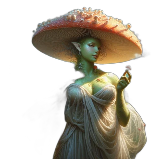 hat, dress, staff, mask transparent PNG cut-out