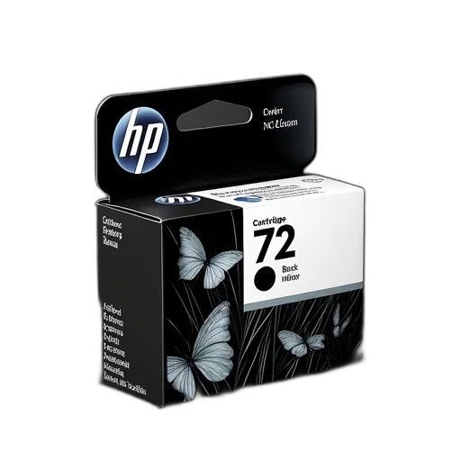 3d render, ink, cartridges, black transparent PNG cut-out