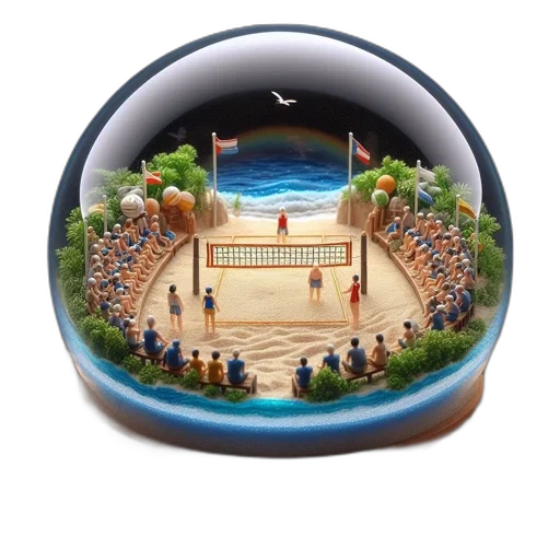 3d render, concept art, photorealistic, beach transparent PNG cut-out