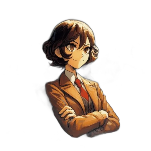 staff, jacket, face, weapon transparent PNG cut-out
