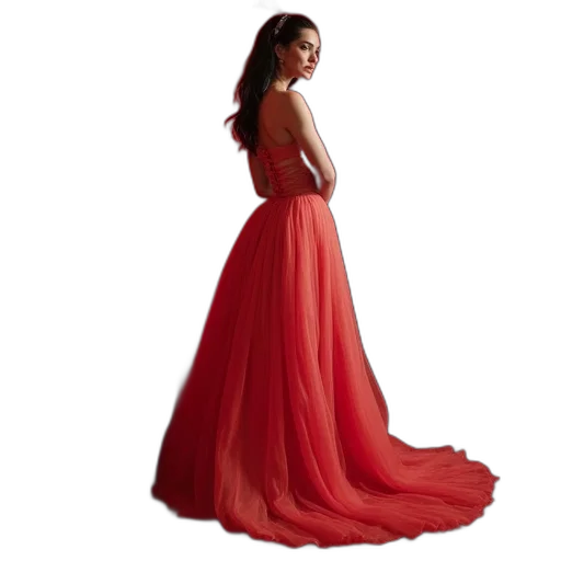 dress, jewelry, photorealistic, concept art transparent PNG cut-out