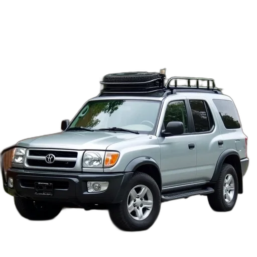 car, silver, suv, black transparent PNG cut-out
