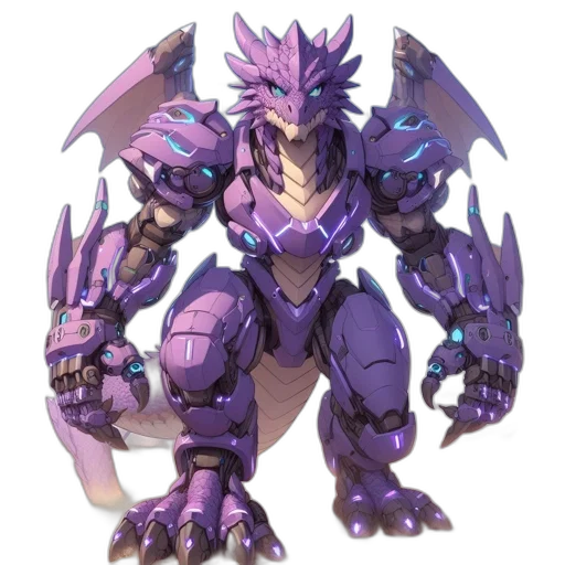 dragon, creature, robot, weapon transparent PNG cut-out