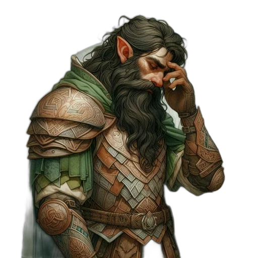 face, fantasy art, concept art, comic book art transparent PNG cut-out