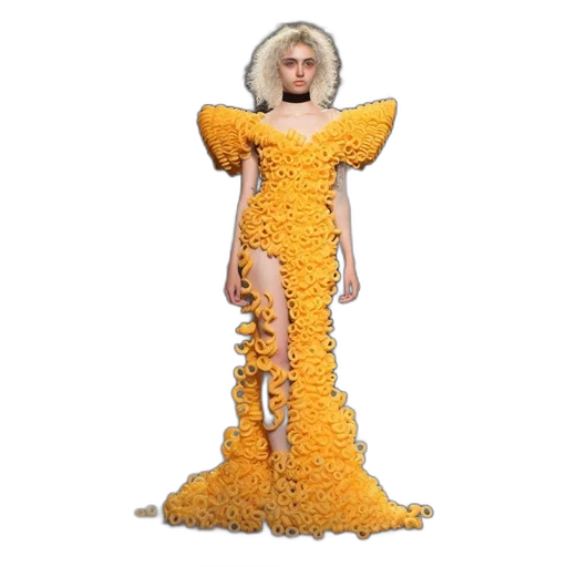 dress, hair, creature, food transparent PNG cut-out