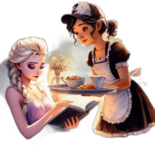 food, staff, concept art, fantasy art transparent PNG cut-out