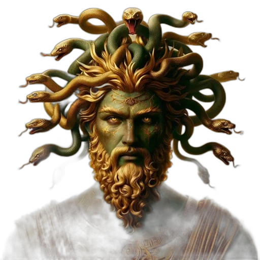 crown, mask, staff, face transparent PNG cut-out