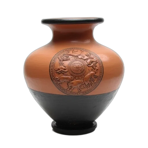 bottle, dragon, clay, pot transparent PNG cut-out