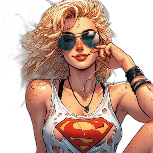 comic book art, concept art, cartoon, fantasy art transparent PNG cut-out