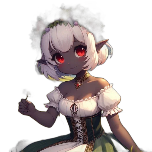 staff, dress, robot, creature transparent PNG cut-out