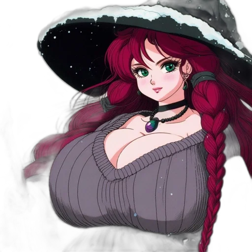 dress, hat, fantasy art, concept art transparent PNG cut-out
