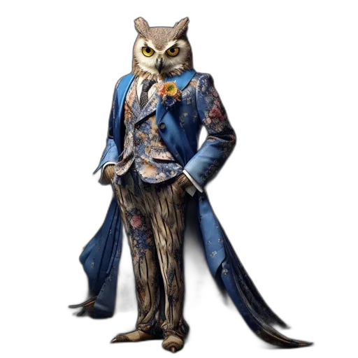 mask, staff, animal, jacket transparent PNG cut-out