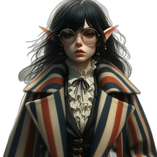 jacket, face, dress, jewelry transparent PNG cut-out