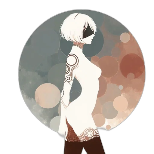 dress, robot, jewelry, creature transparent PNG cut-out