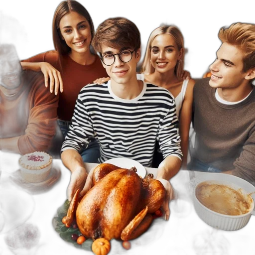 food, photorealistic, five, young transparent PNG cut-out
