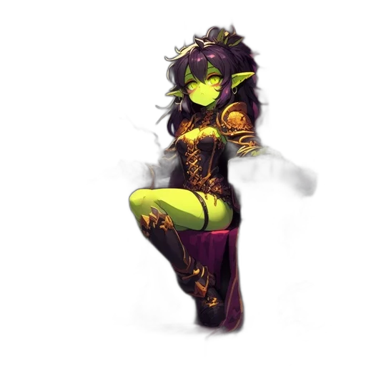 dress, staff, mask, concept art transparent PNG cut-out