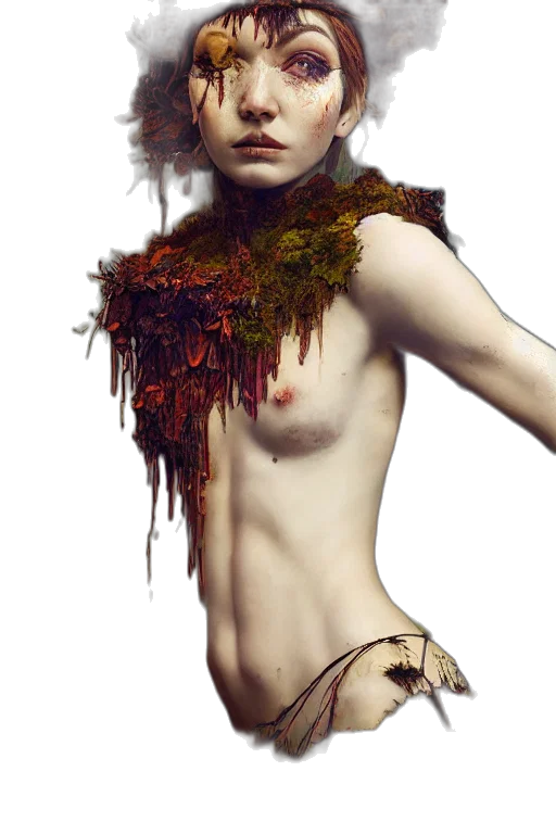 creature, dress, jewelry, crown transparent PNG cut-out