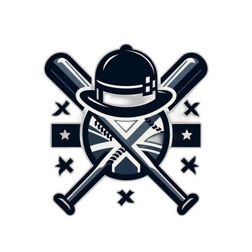 stylized, emblem, features, baseball transparent PNG cut-out