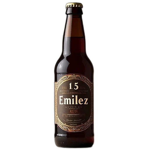 bottle, emilez, 15th, anniversary transparent PNG cut-out