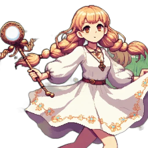 staff, weapon, sword, flower transparent PNG cut-out