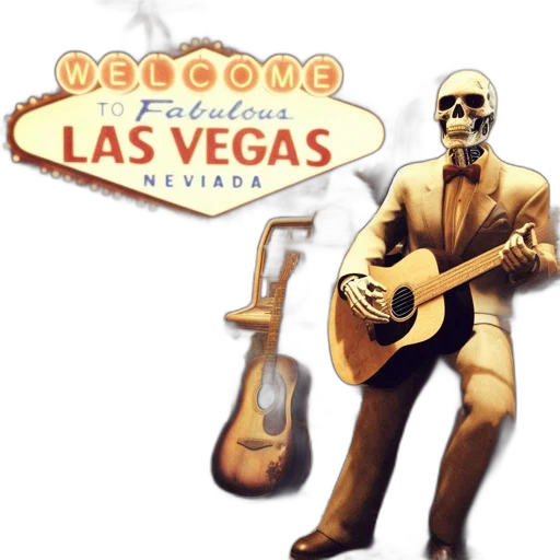 concept art, las, vegas-style, setting transparent PNG cut-out