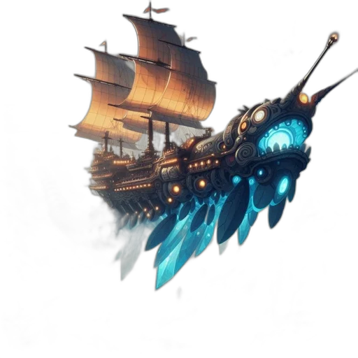 dragon, weapon, sword, staff transparent PNG cut-out