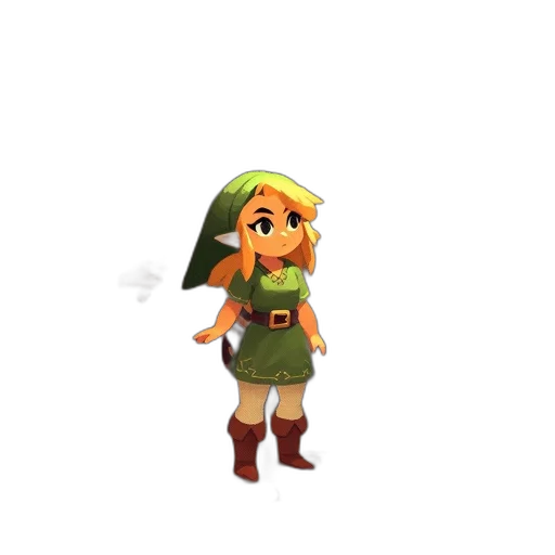 staff, hat, weapon, dress transparent PNG cut-out