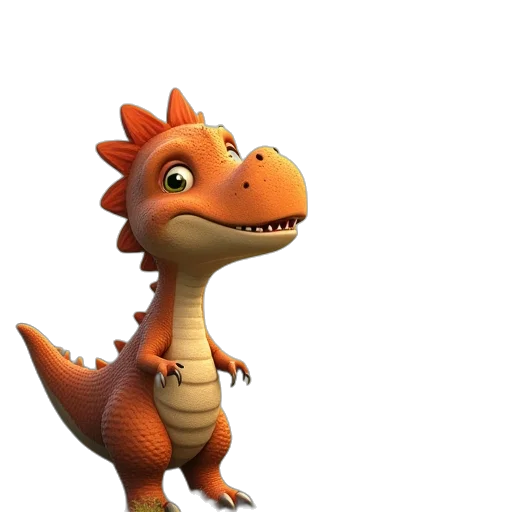 dragon, animal, creature, 3d render transparent PNG cut-out