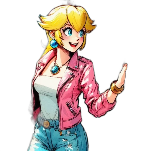 jacket, staff, dress, weapon transparent PNG cut-out