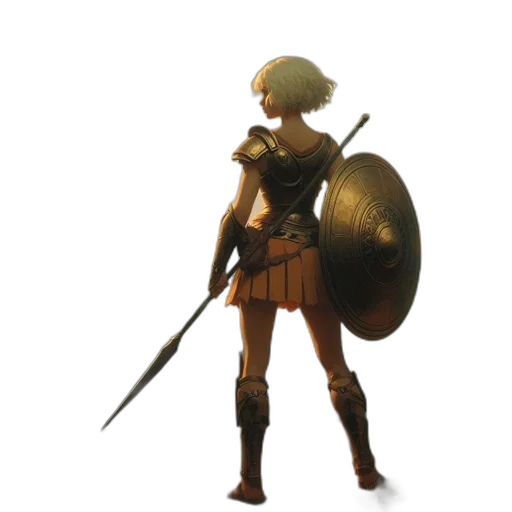 sword, weapon, staff, dress transparent PNG cut-out