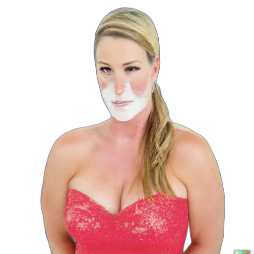 mask, face, photorealistic, cartoon transparent PNG cut-out