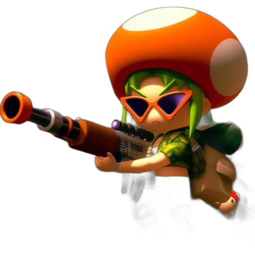weapon, staff, hat, animal transparent PNG cut-out