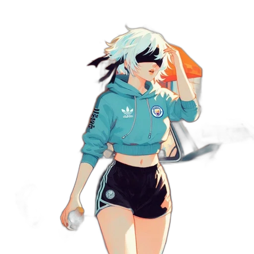 jacket, staff, dress, weapon transparent PNG cut-out