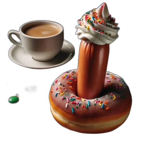 food, weapon, 3d render, photorealistic transparent PNG cut-out