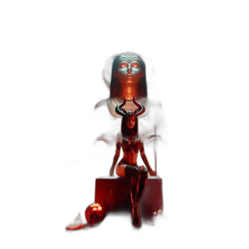 robot, creature, jewelry, staff transparent PNG cut-out