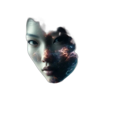 face, mask, robot, dragon transparent PNG cut-out