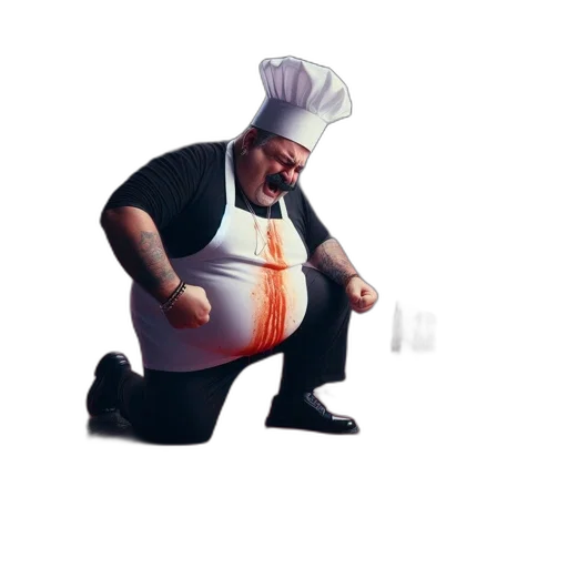 food, robot, staff, hat transparent PNG cut-out