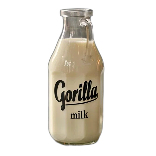 bottle, food, animal, photorealistic transparent PNG cut-out