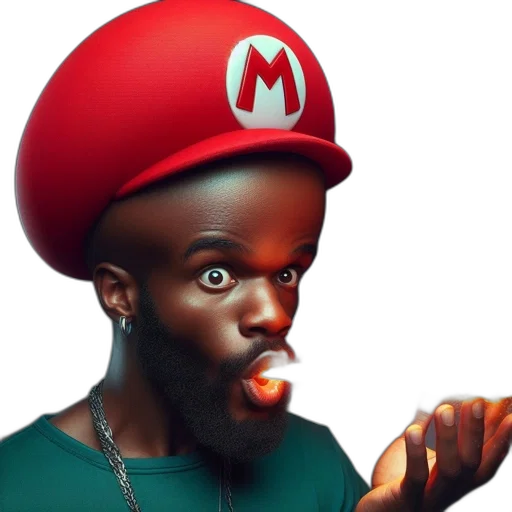 face, hat, concept art, pixel art transparent PNG cut-out