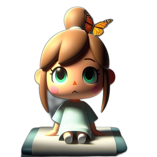 staff, face, crown, creature transparent PNG cut-out