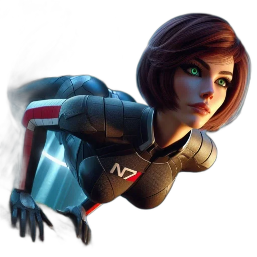 robot, jacket, weapon, face transparent PNG cut-out