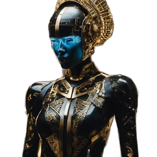 robot, mask, jewelry, crown transparent PNG cut-out
