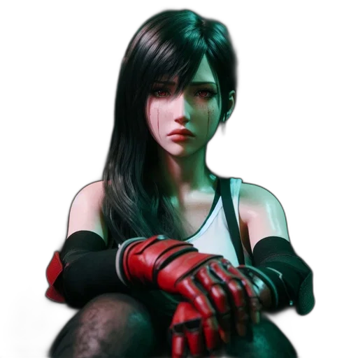 face, weapon, concept art, photorealistic transparent PNG cut-out