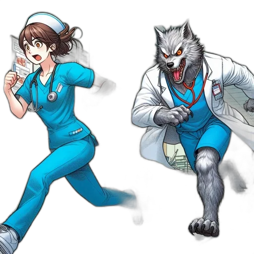 staff, concept art, anime, cartoon transparent PNG cut-out