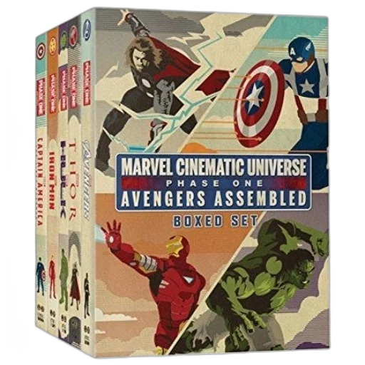 comic book art, concept art, boxed, set transparent PNG cut-out