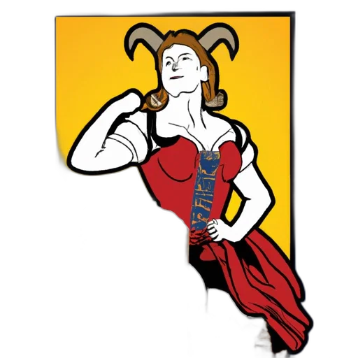 staff, crown, jewelry, comic book art transparent PNG cut-out