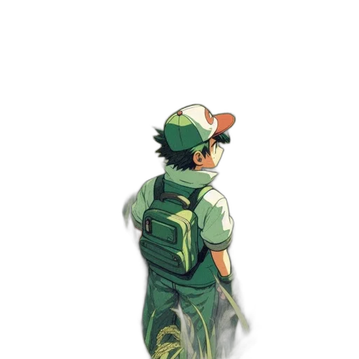 staff, hat, animal, jacket transparent PNG cut-out