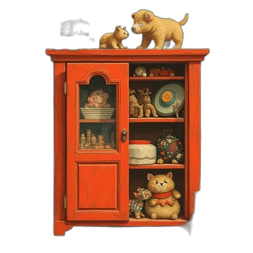 furniture, animal, 3d render, concept art transparent PNG cut-out