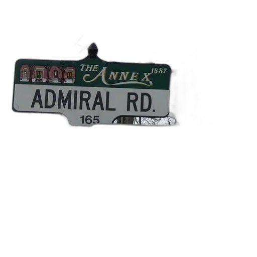 animal, 3d render, street, sign transparent PNG cut-out