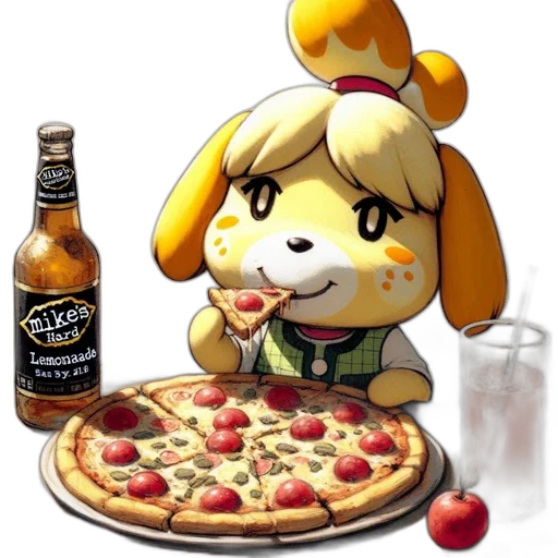 food, animal, pixel art, concept art transparent PNG cut-out